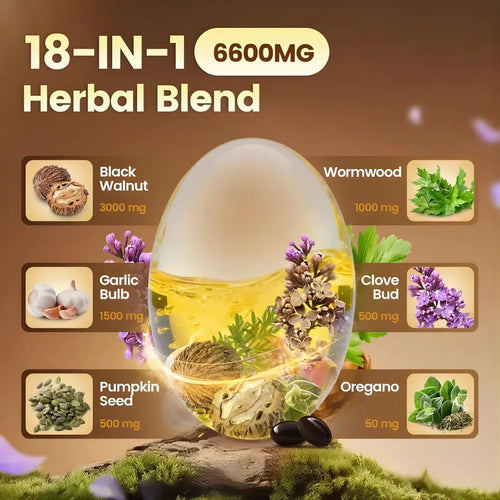 Complete Parasite Detox - Wormwood Black Walnut Capsules