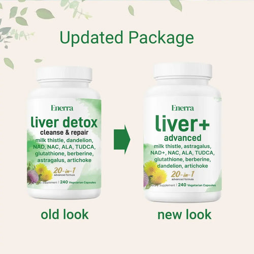 Liver+ Milk Thistle Liver Detox & Colon Cleanse
