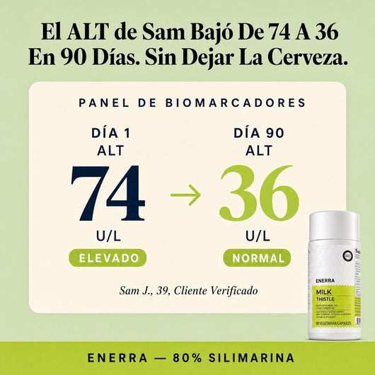 Enerra Cardo Mariano Detox Hepático — Fórmula con 80% de Silimarina 742832615094 Cardo Mariano Detox Hepático — Fórmula con 80% de Silimarina