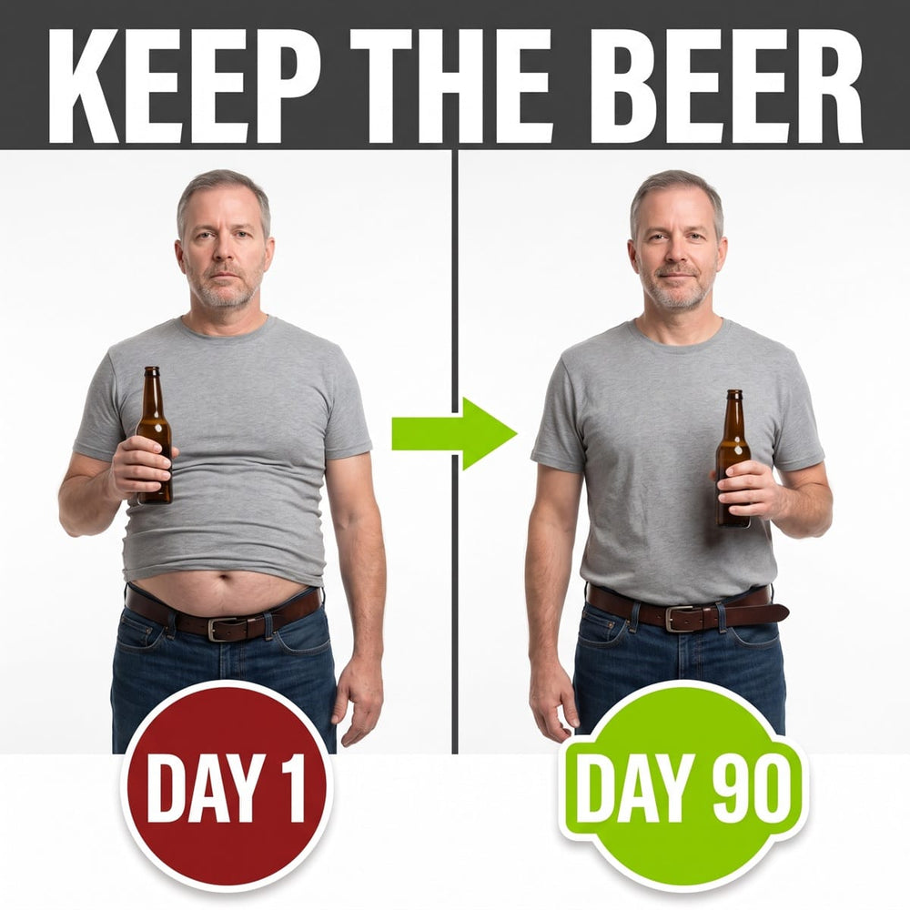 1. Keep the beer. Keep the wings. Lose the belly.