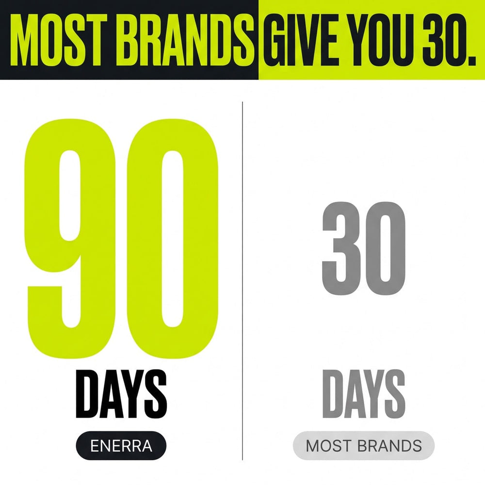 6. 90 days to decide. Send the bottles back empty if you're not happy.