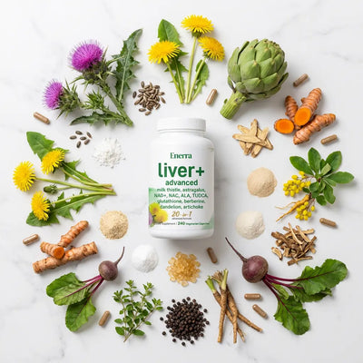 Liver+ Milk Thistle Liver Detox & Colon Cleanse Enerra