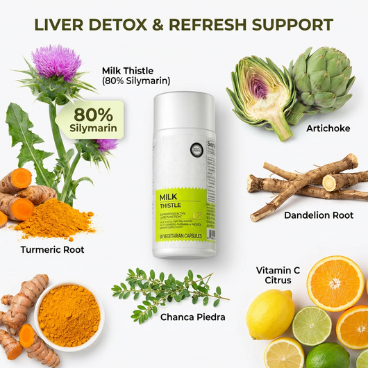 Milk Thistle Liver Detox & Digestion Support